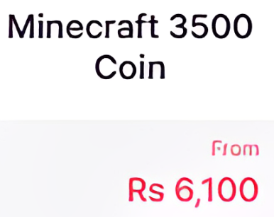 Minecraft 3500 Coin