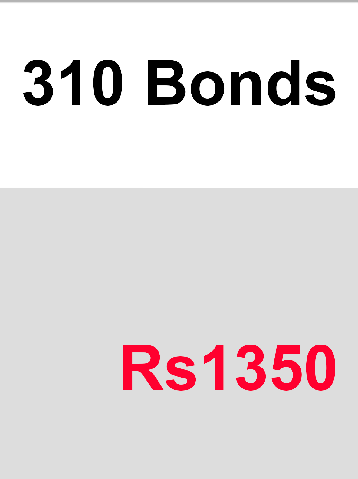 310 Bonds