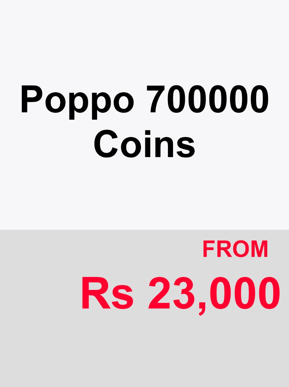 Poppo 700000 Coins